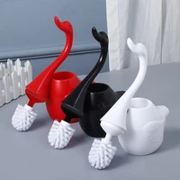 Toilet Brush Household Creative Swan Cleaning Set for Bathroom Floor Standing Toilet Brush Cleaner Accessories Dropshipping