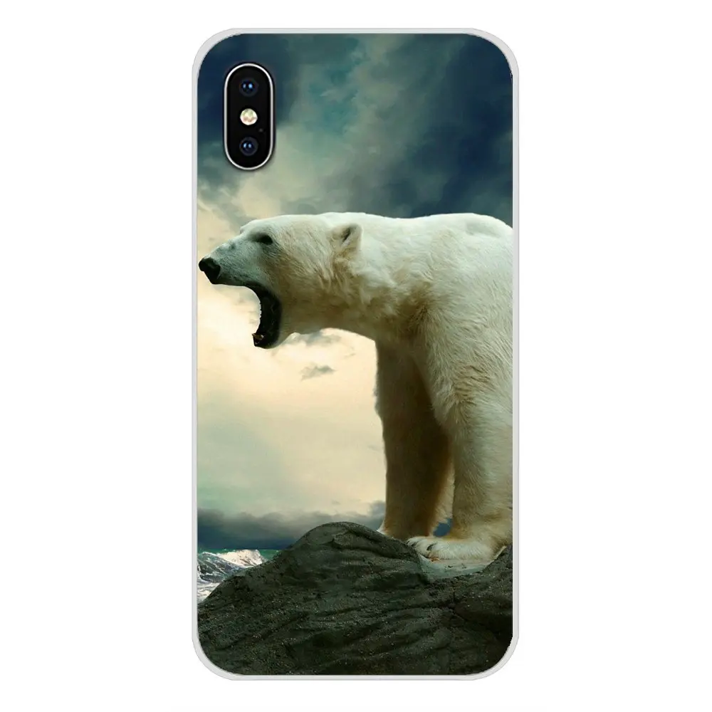 Аксессуары для телефона Чехлы Прекрасный белый полярный медведь Samsung Galaxy J1 J2 J3 J4 J5