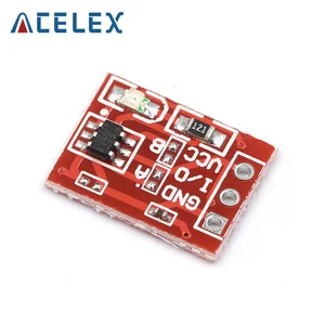 Сенсорный модуль переключателя TTP223, емкостные переключатели с сенсорной кнопкой, самоблокирующиесябез блокировки, 10 шт.