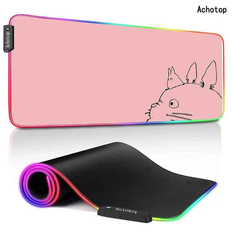 

Gaming Mouse Pad Computer Mousepad RGB Large Mouse Pad Gamer XXL Mouse Carpet Big Mause Pad PC Desk Play Mat with Backlit CS GO