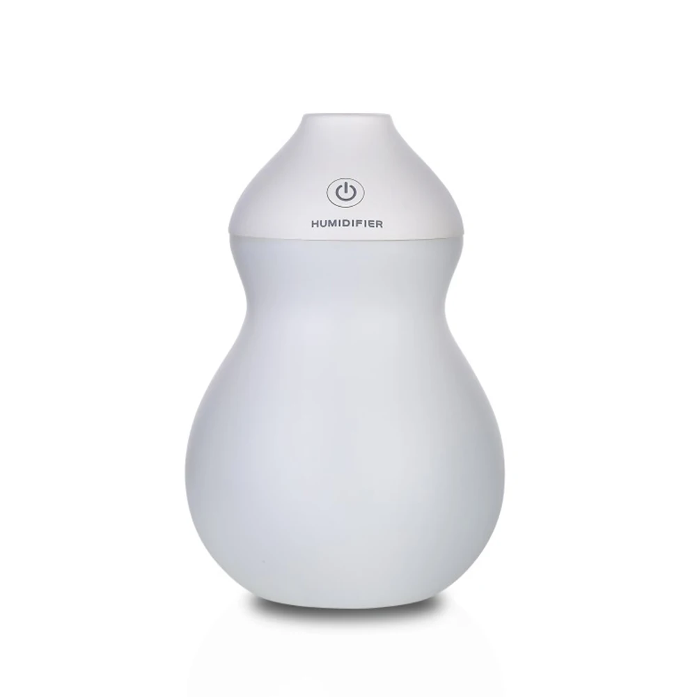 

400ml Ultrasonic Gourd LED Humidifier USB Plant Tree Seven Colors Light Aroma Diffuser Cool Aromatherapy for Car Home