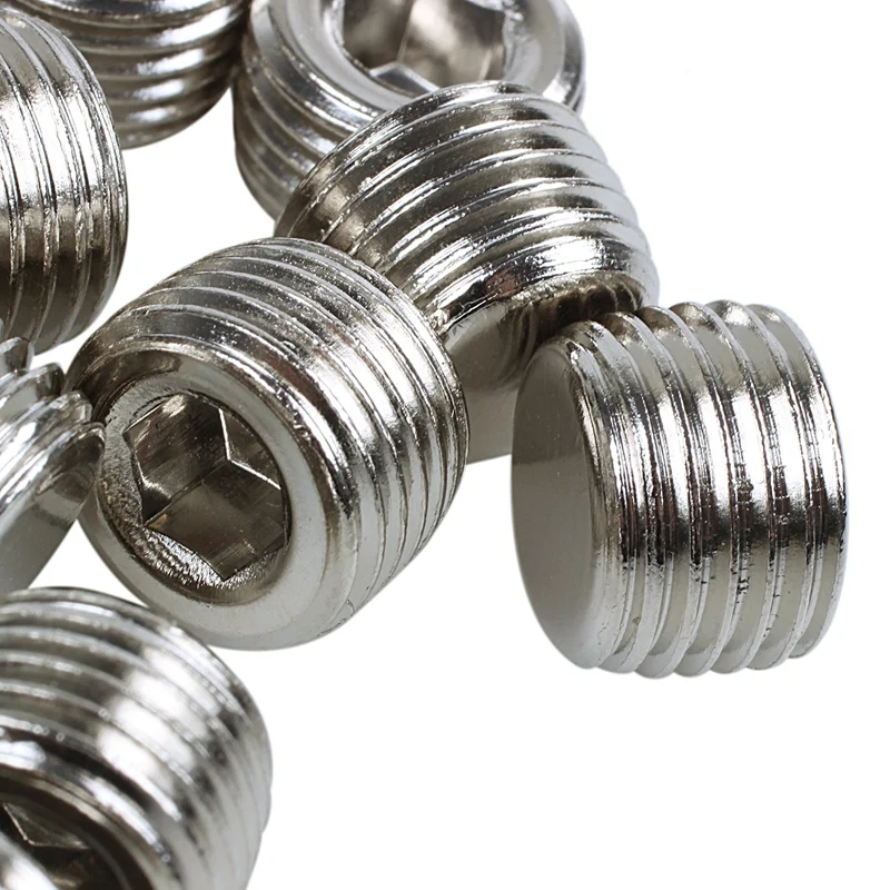 

20pcs Hex Head Pipe Plug Connector Coupling Adapter 1/4 NPT Male Thread