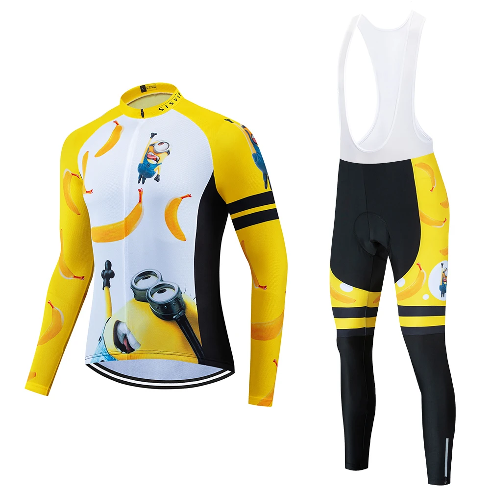 2019 забавная велосипедная Джерси длинный комплект одежда Ropa Ciclismo MTB