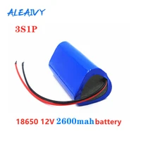 aleaivy 3s1p battery 18650 12v 2600mah battery pack 10 8v 12 6v welding solder battery for screwdriver tools customized battery