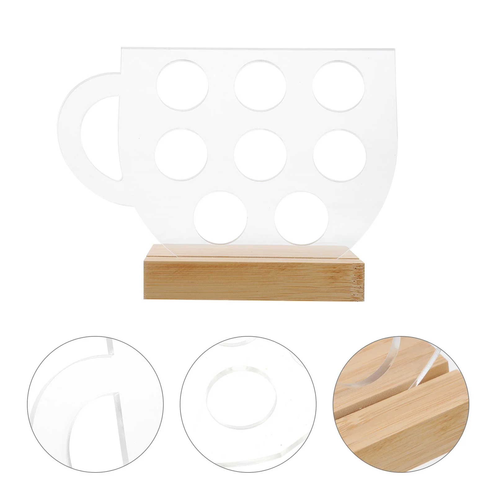 

1pc Vertical Coffee Capsules Display Rack Creative Coffee Capsules Container