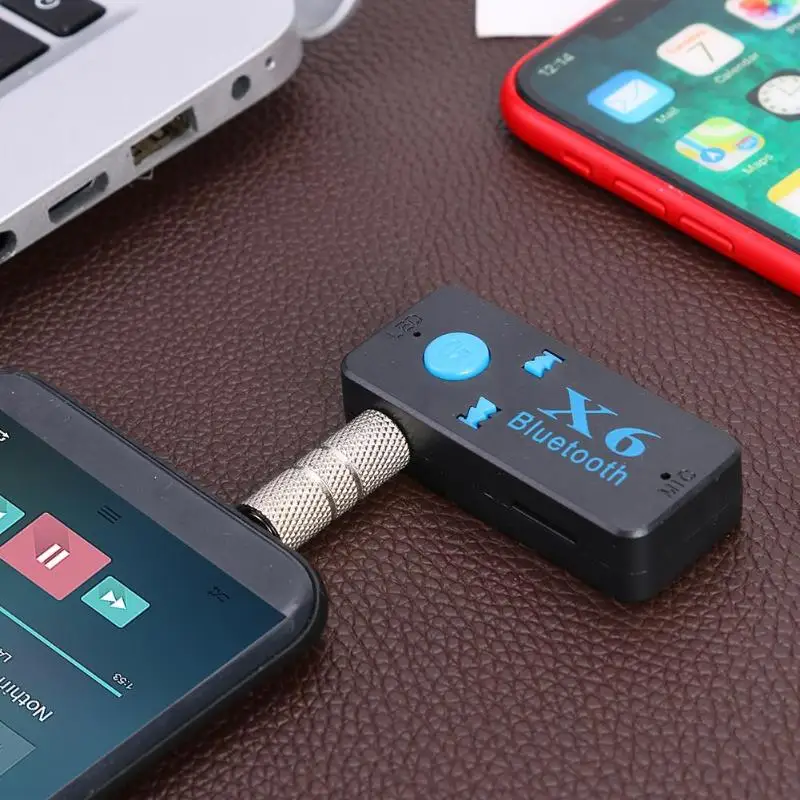Горячая Распродажа Bluetooth приемник износостойкая X6 Мини 3 5 мм Jack AUX Беспроводной