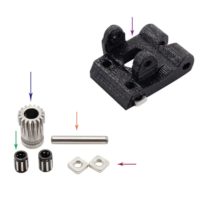 Комплект трансмиссионной шестерни с двойным приводом комплект экструдера