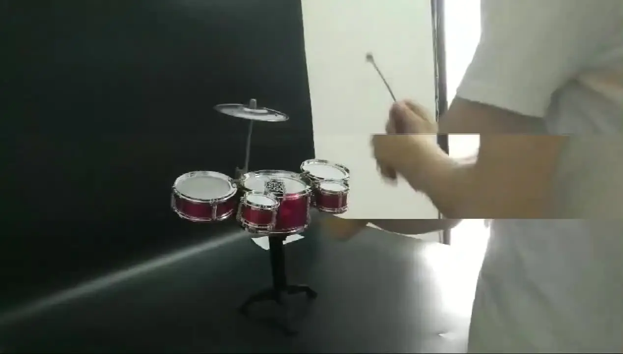 

Wholesale cheap mini simulation jazz drum set music toys for baby kids music enlightenment