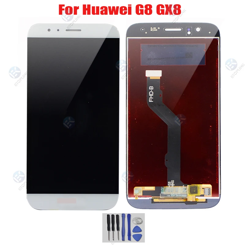 

LCD Screen Display + Digitizer Touch Tools For HUAWEI G8 GX8 RIO-L01 RIO-L02 RIO-L03 D199 AL00 LCD + Frame Digitizer Assembly
