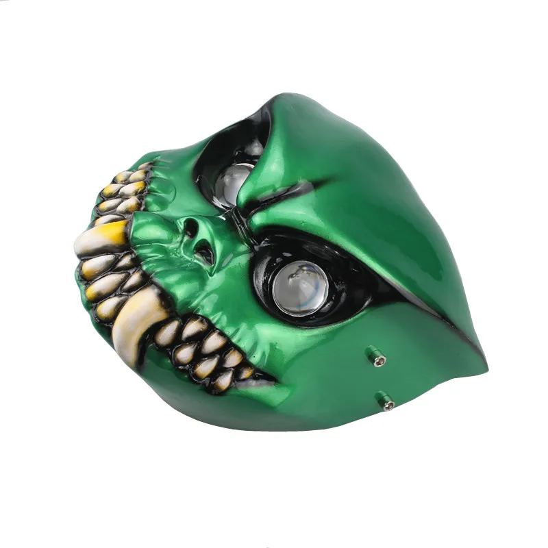 Мотоциклетная обувь ручной работы на заказ светодиодный череп голова Светильник