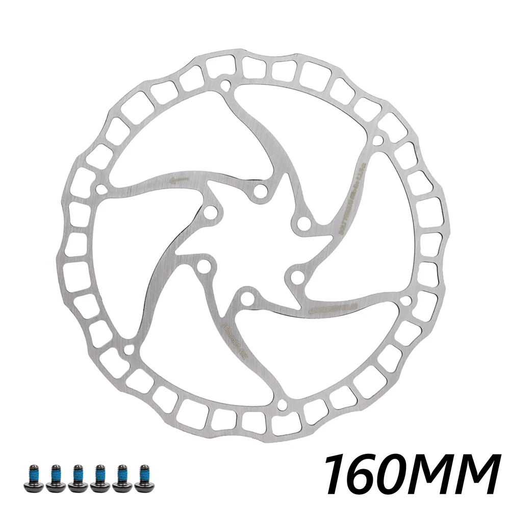

Сверхлегкий велосипедный дисковый тормозной ротор 78 г, тормозной диск для горного велосипеда 160/180 мм 6/7 дюйма с бесплатными болтами, 2 шт.