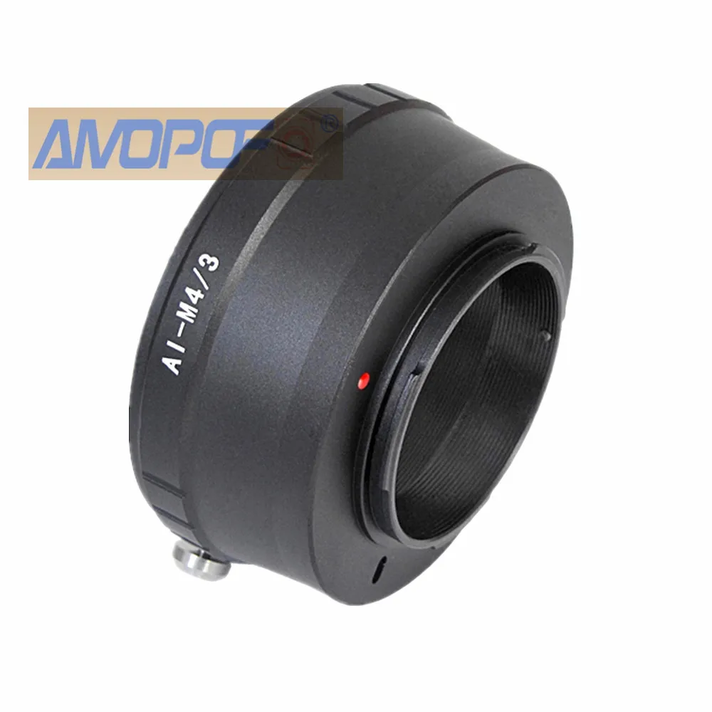 Адаптер AI M4/3 объектив Nikon F к Micro Thirds EP3 EPL1 EPL2 GH4 GX7 камера BMPCC|nikon lens adapter|adapter nikonlens adapter
