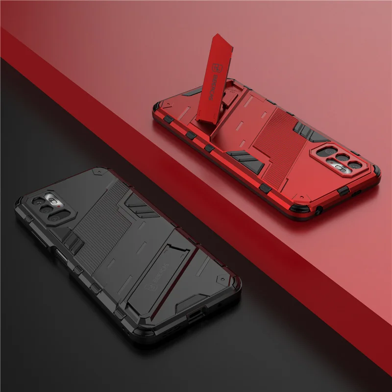For Cover Xiaomi Redmi Note 10 5G Case For Redmi Note 10 5G Kickstand Shockproof Back Holder Cover For Redmi Note 10 5G Fundas