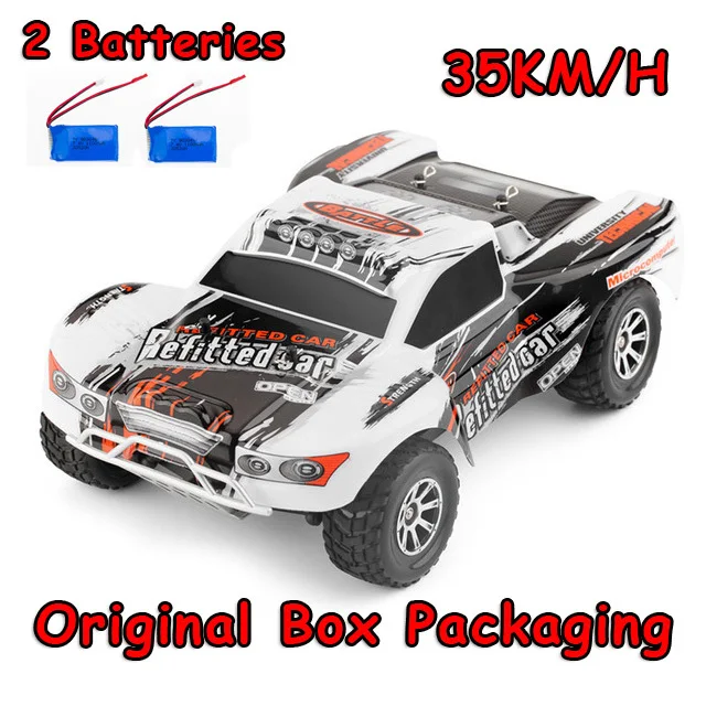 A969-A 35KM 2battery Список игрушек с дистанционным управлением автомобиля A969 1/18 масштаб игрушки 2,4G 4WD 70 км/ч, р/у дрейфующая Краткий курс на дальние расстояния Управление 4-х колесный шок Absorbe - Цвет: A969-A 35KM 2battery