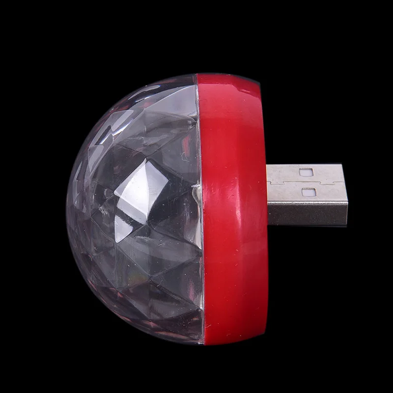 Хит продаж 1 шт. разноцветный RGB декор музыкальная лампа USB Led автомобильный