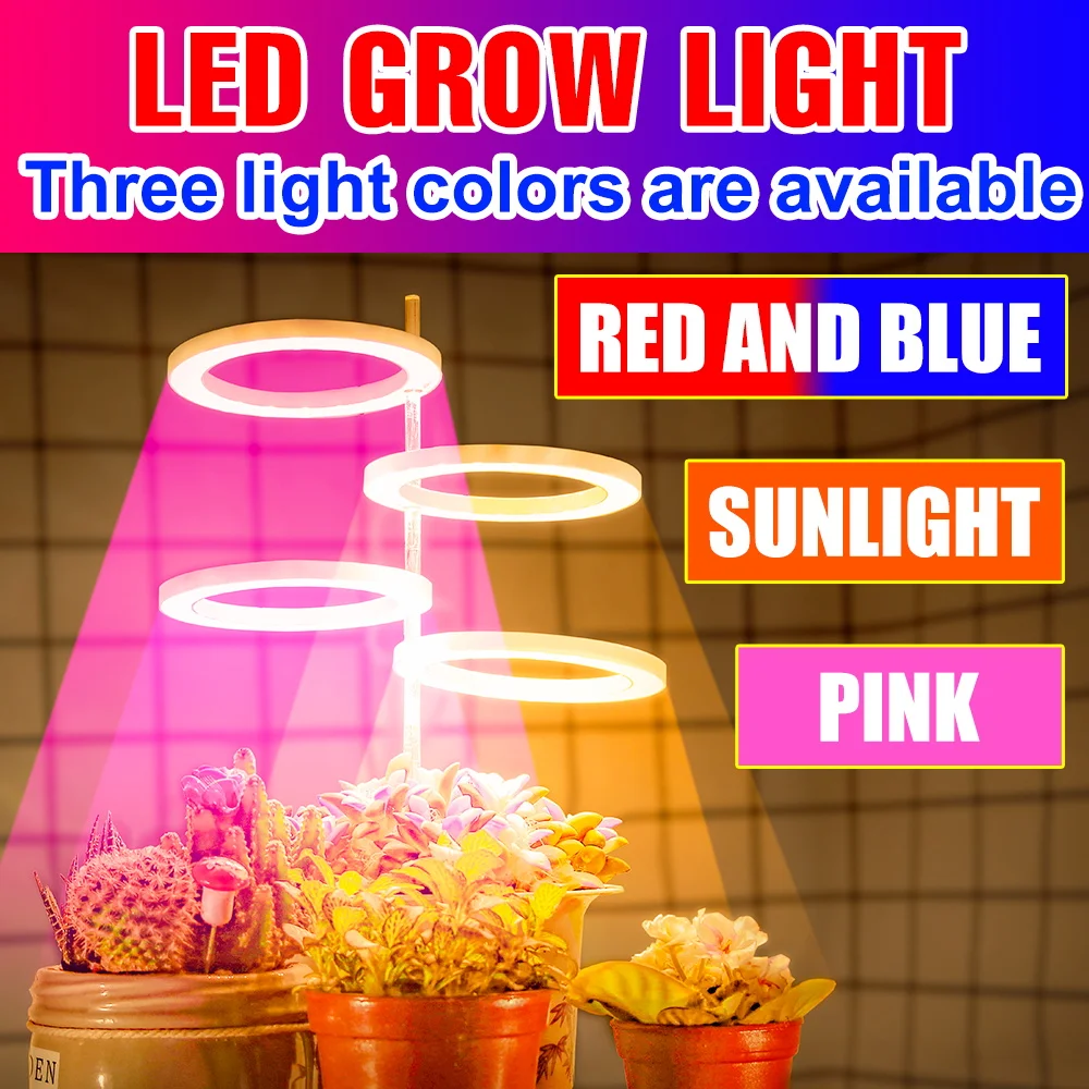 

LED Grow Light UV Phytolamp Full Spectrum Plant Lamp Hydroponics Dimmable LED Growth Lights For Flower Seeds Indoor Cultivation