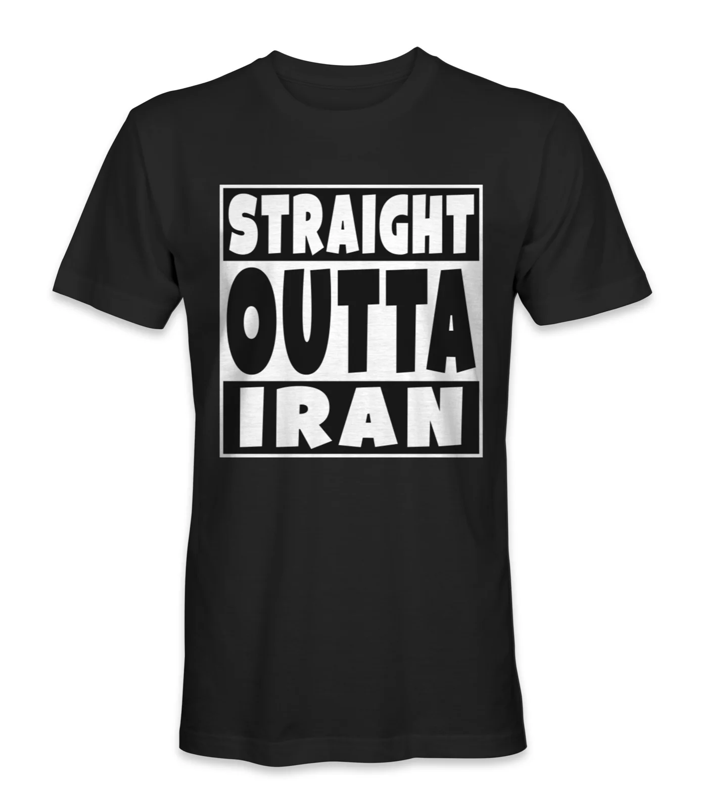 Straight outta Иран страна футболка|Мужские футболки| |