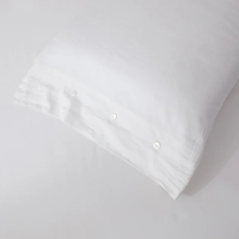 Однотонный Комплект постельного белья из египетского хлопка пододеяльник | Дом и