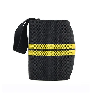 Yellow Two Stripes ROEGADYN, для взрослых, камуфляж, поддержка запястья, скоба, Кроссфит, напульсники, для мужчин, черный, спортивный, напульсник, для тенниса, для рук, защита запястья, пара - Цвет: Yellow Two Stripes