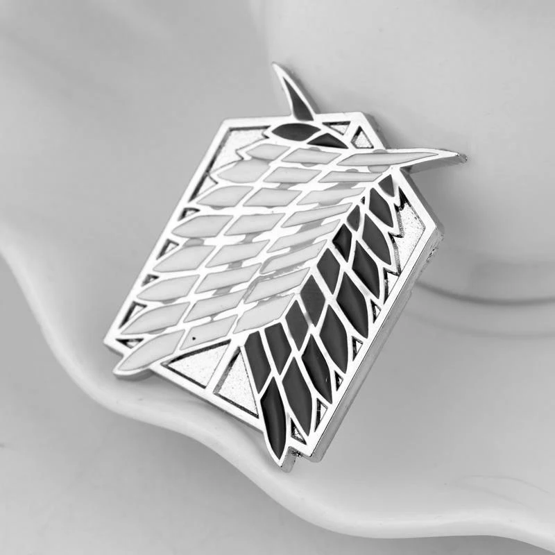 Брошь из аниме атака на Титанов | Украшения и аксессуары