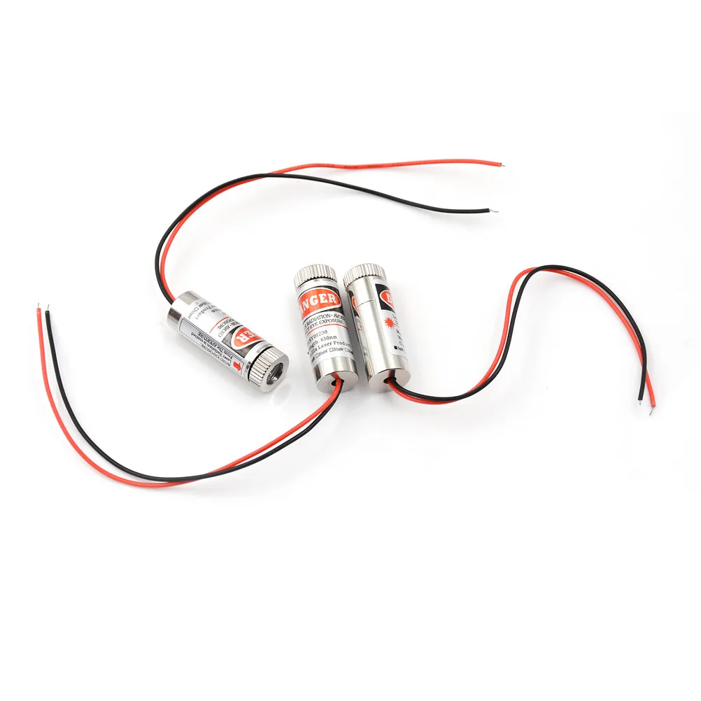 650нм 5 МВт красная точка/линия/Крест лазерный модуль головка стекло объектив