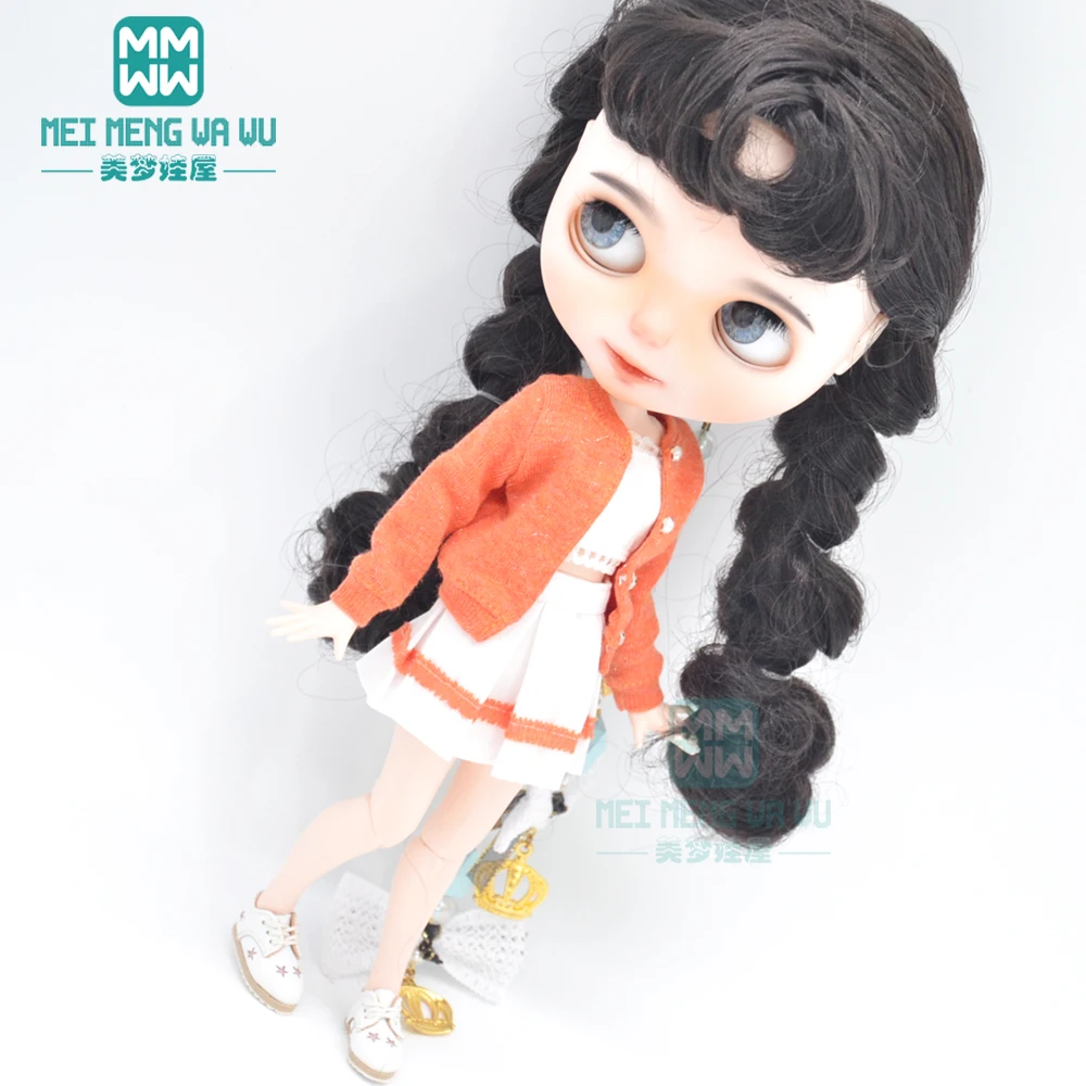 Blyth Кукла одежда свитер комплект футболка мини-юбка для Azone OB23 OB24 1/6 Аксессуары