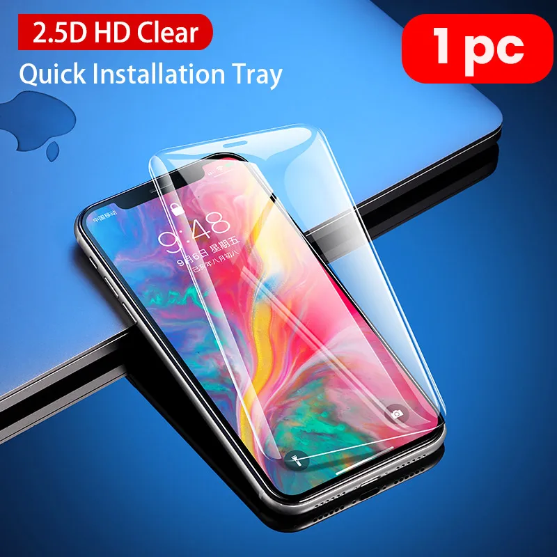 2.5D - 1pc Ugreen Защитное стекло для iPhone 11 Pro Max Новая защита экрана HD прозрачное стекло с полным покрытием на iPhone 11 Pro Max стекло - Цвет: 2.5D - 1pc