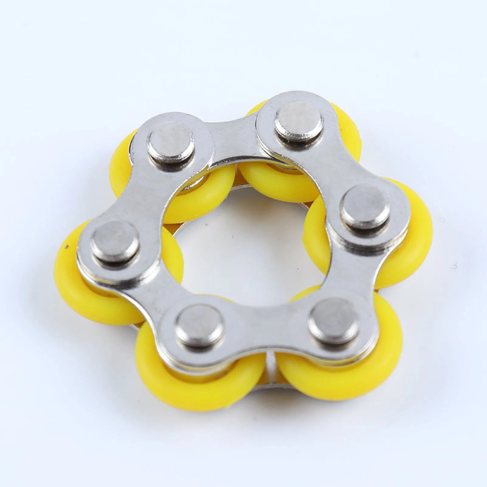 

2pcs Stress Roller Chain Bike Chain Roller Fidget Toys Stress Reducer Link Funny Anti-Stress Pop Reliver Stress Toys Adult Child