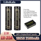 LiitoKala Lii-35A 18650 3500 мАч 3,7 в литий-ионный перезаряжаемый 10 А литиевый высокий Слив для фонарика Vaping