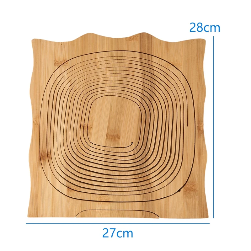 Многофункциональная термостойкая Нескользящая бамбуковая подставка для