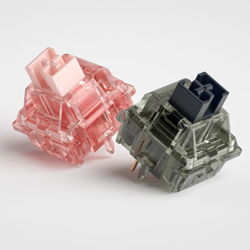 GATERON new pattern box ink black switch gateron ink switch translucent mechanical keyboard accessoriesGateron pink switch 5pin