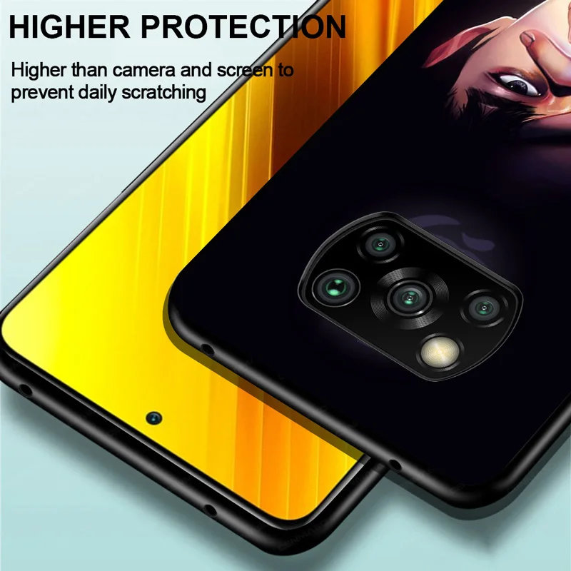 

Handsome exo For Xiaomi Poco C3 M3 M2 X3 NFC X2 F2 Pro F1 Mi Play Mix 3 A2 Lite A1 6 5 Phone Case