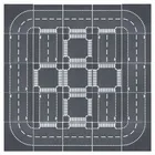 Конструктор сделай сам, базовая пластина 32*32, Классические блоки, базовая пластина, сборная пластина, городская дорога, уличный вид, конструктор, пластина, Развивающие детские игрушки
