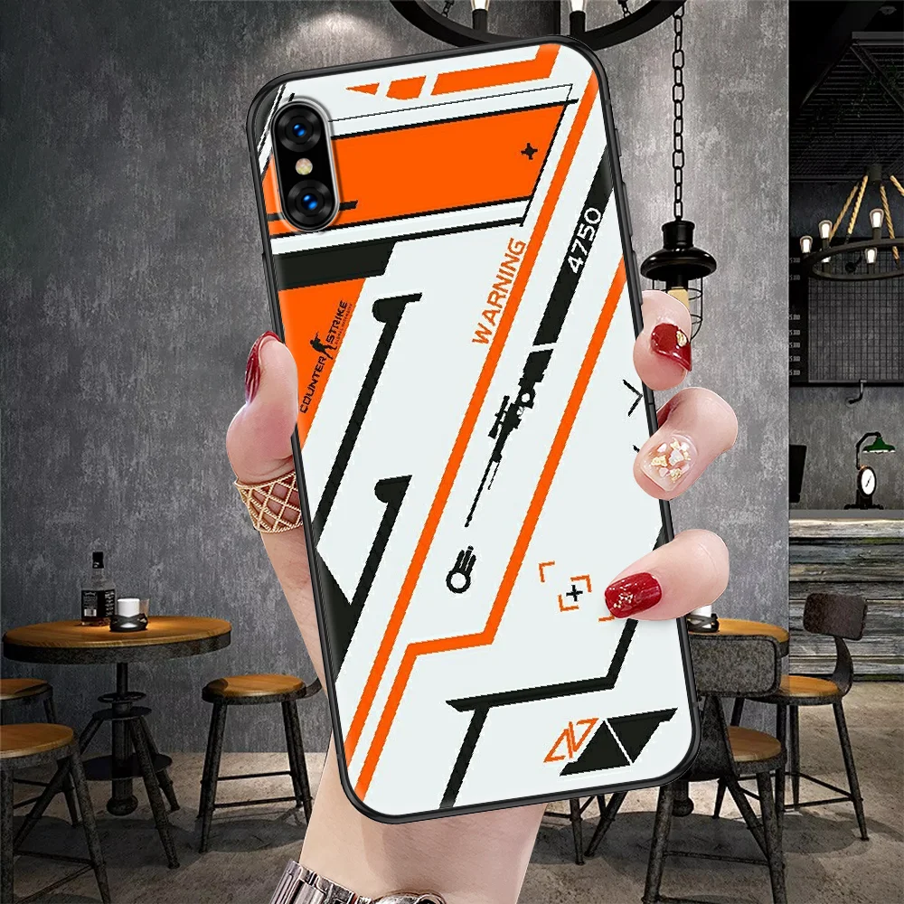 Чехол для телефона CSGO cs go iphone 5 5S SE 2 6 6S 7 8 11 12 Mini Plus X XS XR Pro Max черный мягкий
