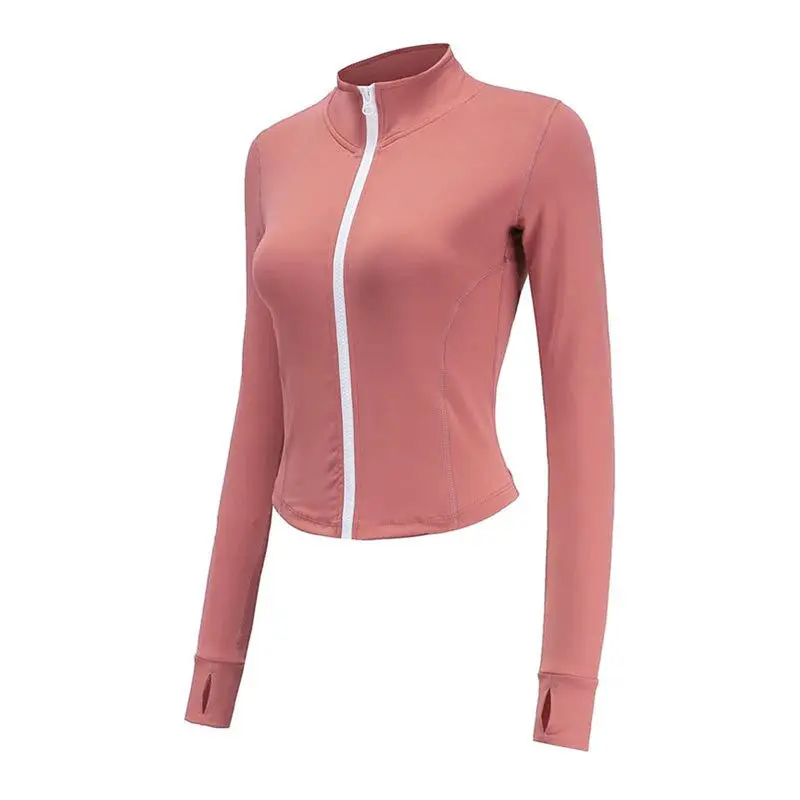 

WILK women's fitness yoga sportswear thin skinny long-sleeved yoga sports tops fashion casual sports women's clothing
