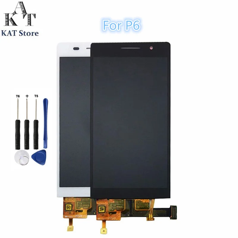 Замена ЖК-экрана KAT для P6 LCD дисплей сенсорный экран гарантия качества | Мобильные