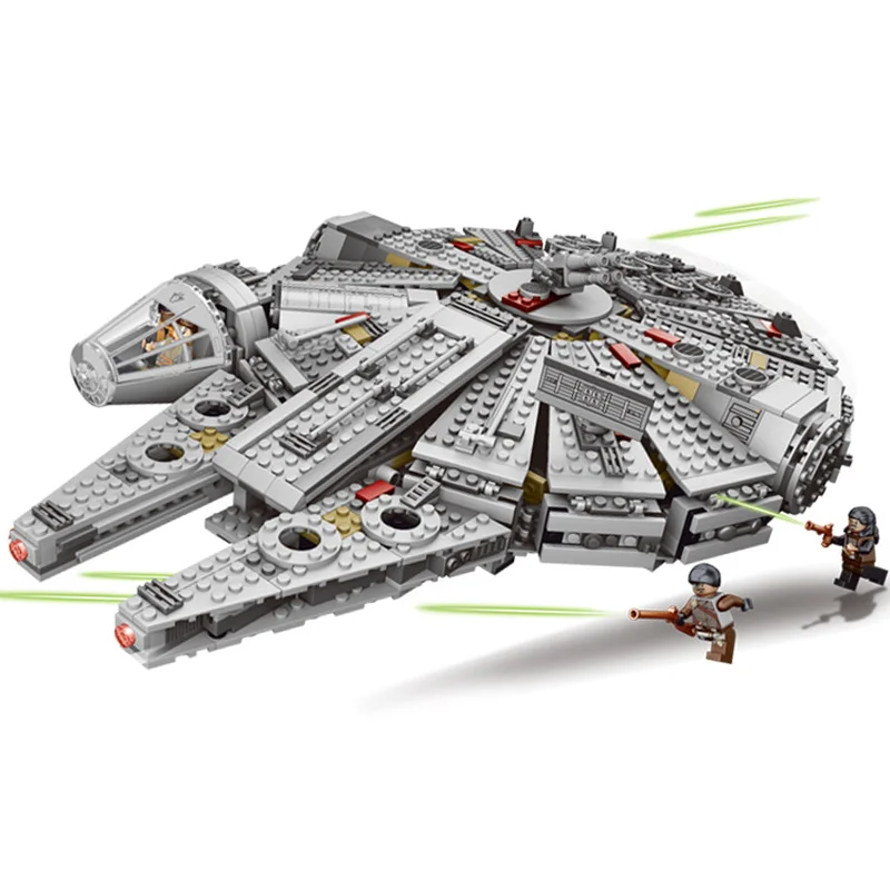 Золотой век «Звездных Войн» X Wing строительные блоки 75105 Звездные войны Хан Solo фигурки Кирпичи Модель игрушки подарок для девочек