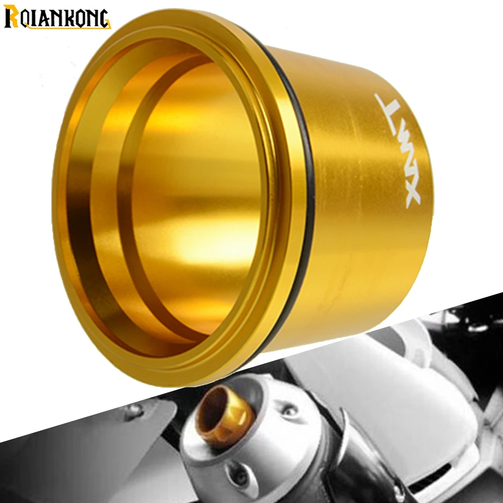 Логотип TMAX глушитель выхлопной трубы мотоцикла задний порт крышка крышки для Yamaha