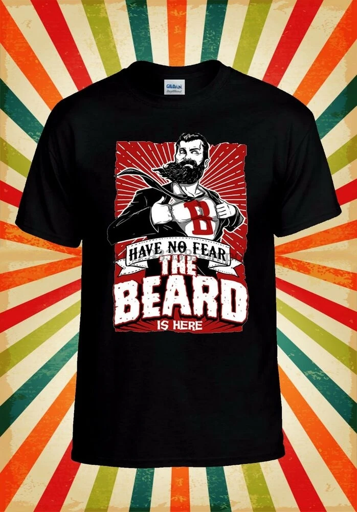 Забавная Мужская/Женская/мужская майка с принтом бороды и страха 1513 | Мужская
