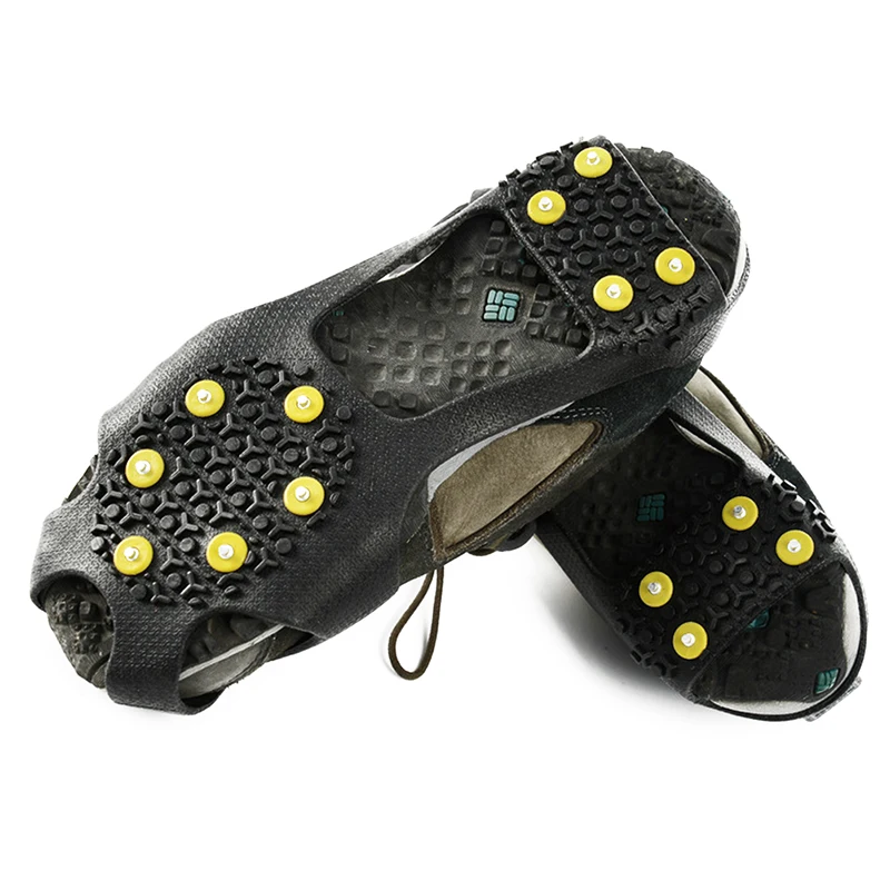 1 пара 10 шипов противоскользящие очки климмен школьные шипы ледяные зажимы