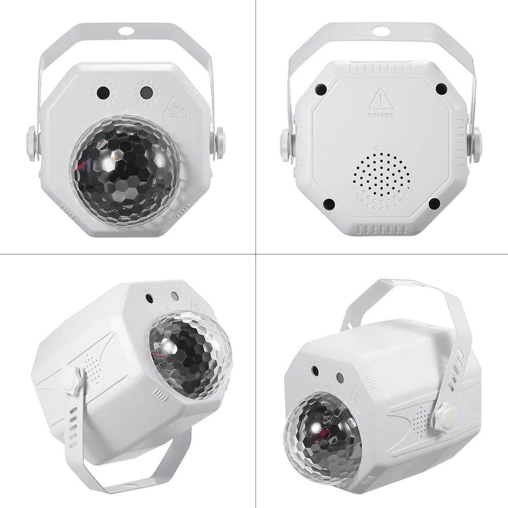 DJ вечерние 3W 3 светодиодный RGB магический шар сценический свет USB диско
