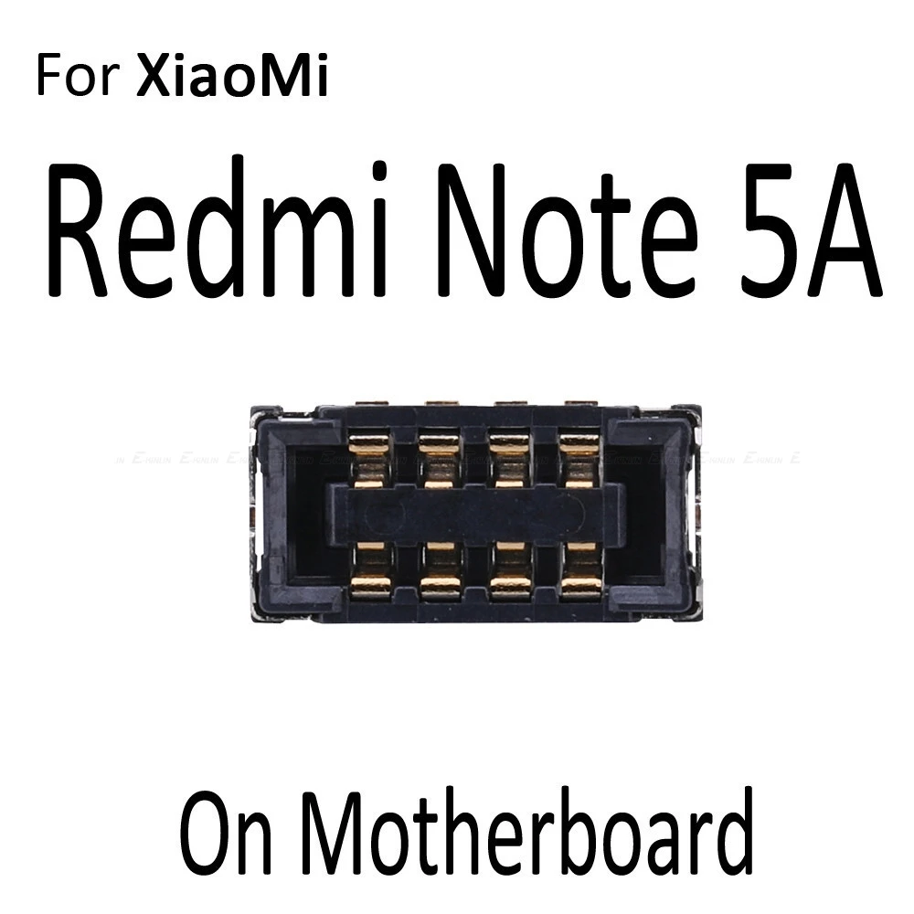 5 шт. FPC разъем батарея держатель зажим контакт для Xiaomi mi 5X A1 A2 6X красный mi 5 Plus 6 6A Note 4 4X Pro 5 5A 7 Pro на плате - Цвет: For Redmi Note 5A