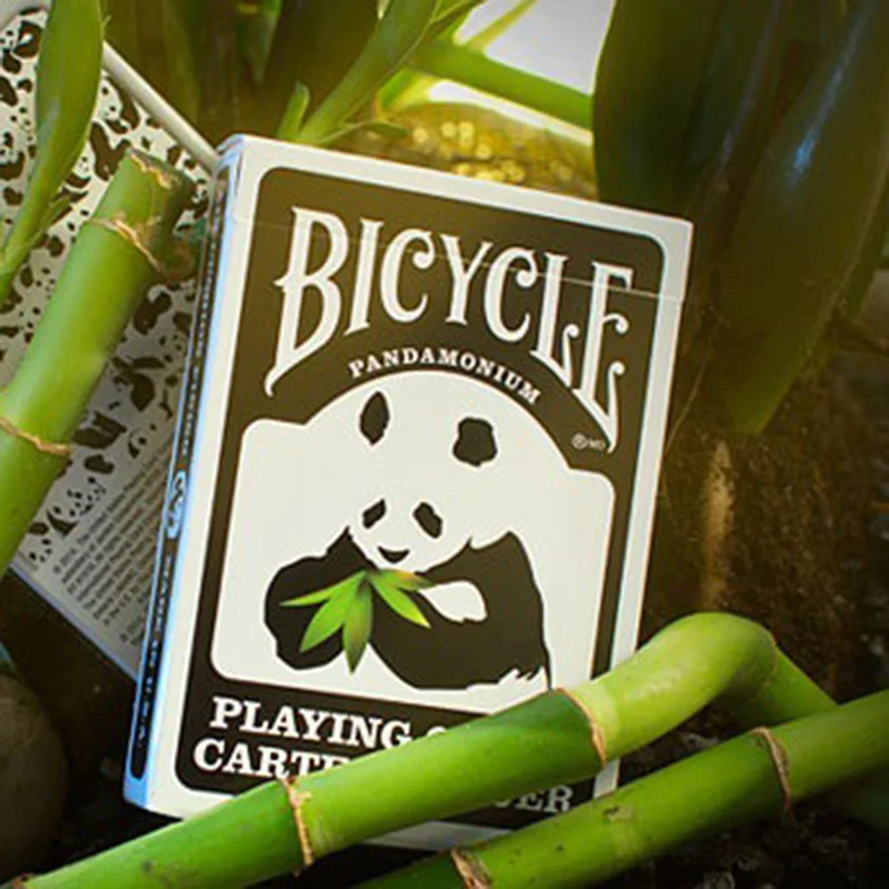 Велосипедные игральные карты в виде панды бумажные 88*63 мм Волшебная покерная