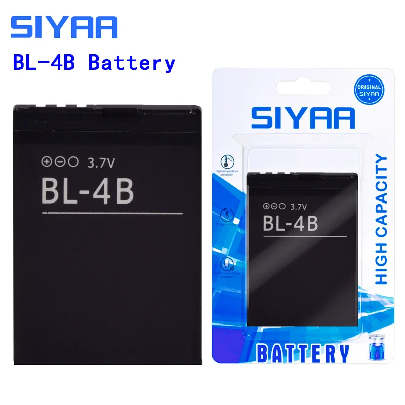 SIYAA оригинальный BL 5C 4C 5J 4B 5B BL4C батарея для Nokia C2 01 5070 1000 6100 1010 1100 Lumia 5800 BL5C 5CBattery|bl-5c