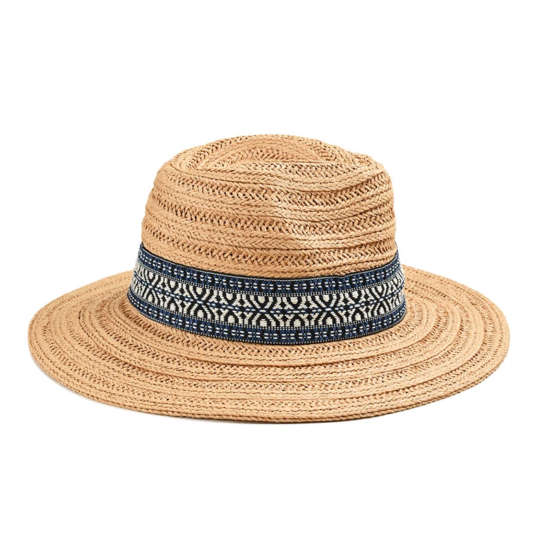 Лето 2020 большая широкополая соломенная оплетка с кисточкой на пляжной шляпе, защита от солнца, большие джазовые шляпы для женщин.