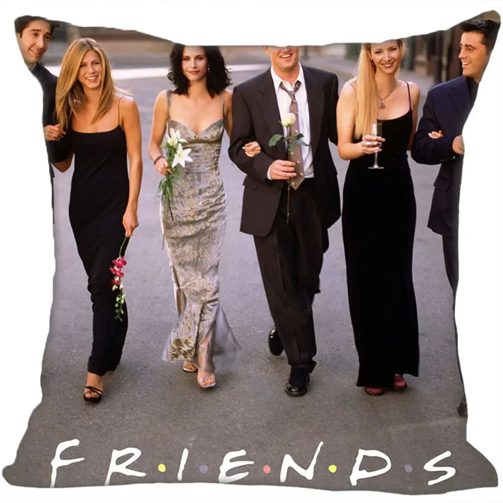

Custom Simple TV Show Friends Pillowcase Cushion Cover Home Decor Hotel Car Seat Backrest Sofa Pillow Case 21104-6