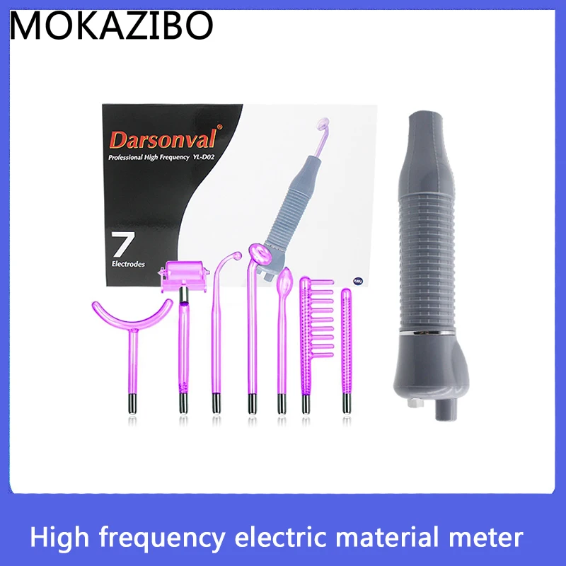High Frequency Facial Machine Electrotherapy Wand Glass Acne Remover Face Body Spa Home Darsonval For Hair #ZYNWY-152