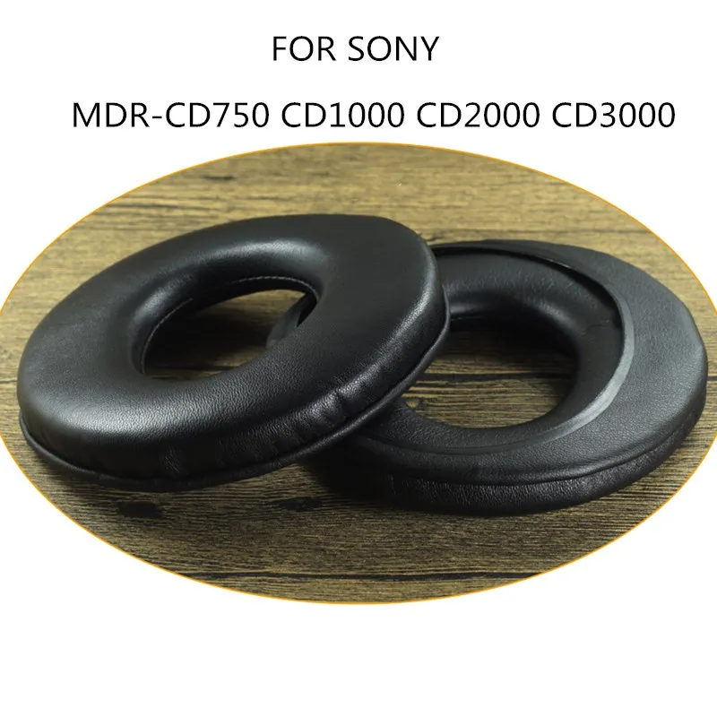 Овчины Earpad для SONY MDR-CD750 CD1000 CD2000 CD3000 Наушники Замена уха подушечки подушки