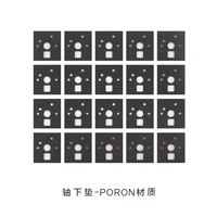 120 pieces mechanical keyboard switch pad poron eva pe material suit for hot swap pcb anti static