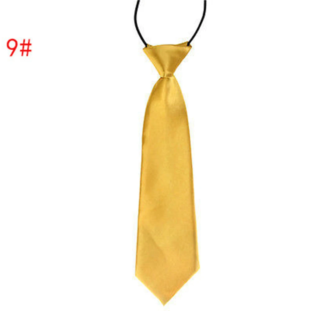 1 шт. однотонный галстук для детей мальчиков девочек студентов детский